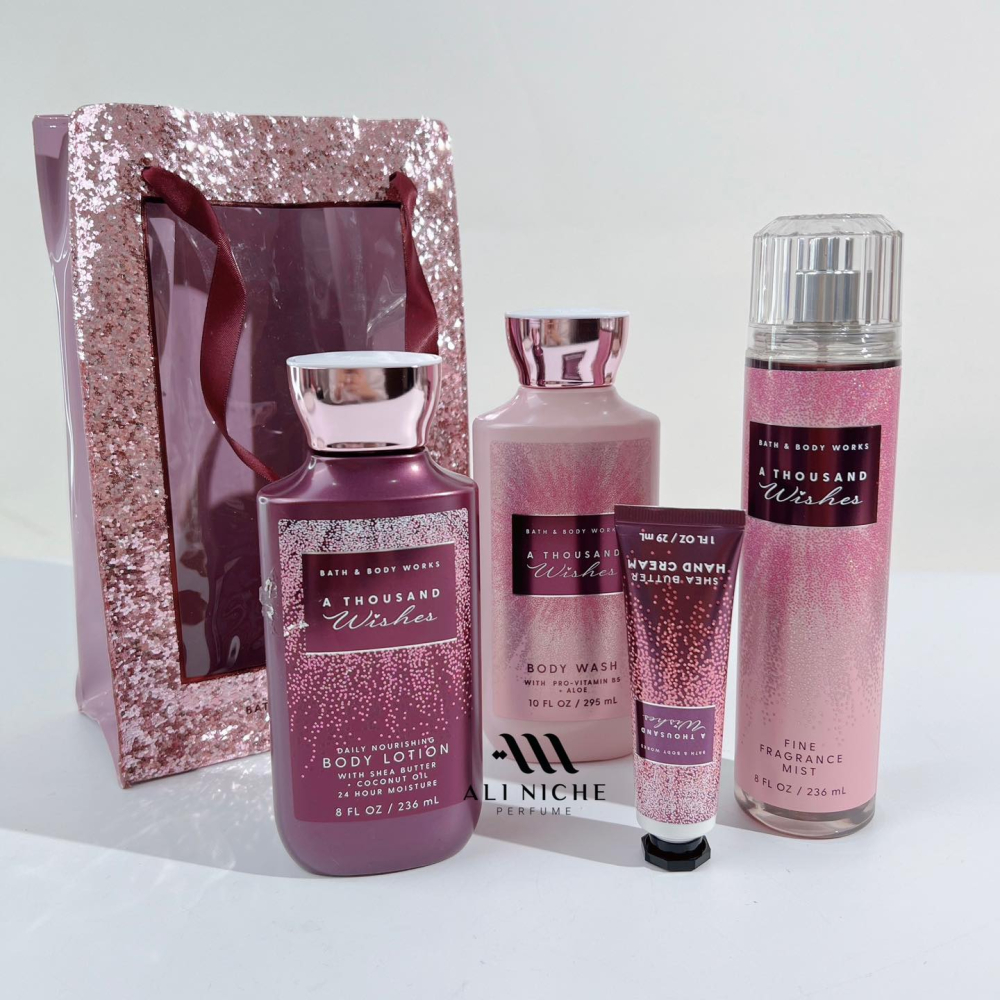 Set Bath and Body Works A Thousand Wishes 4 món